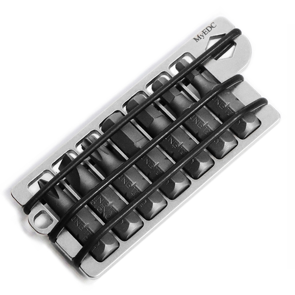 MyEDC Multitool 1 in 1 Schlsselanhnger mit 7 Bits silber