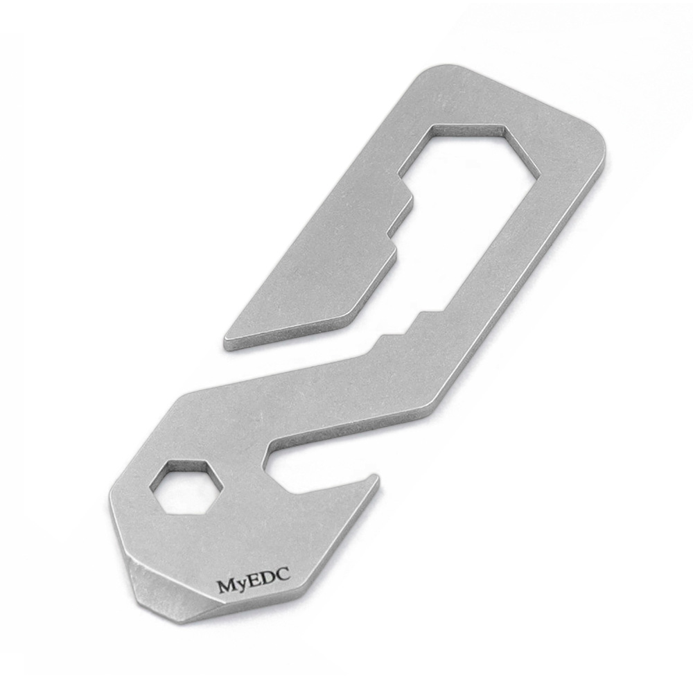 MyEDC Multitool Pocket Clip 8 in 1 silber