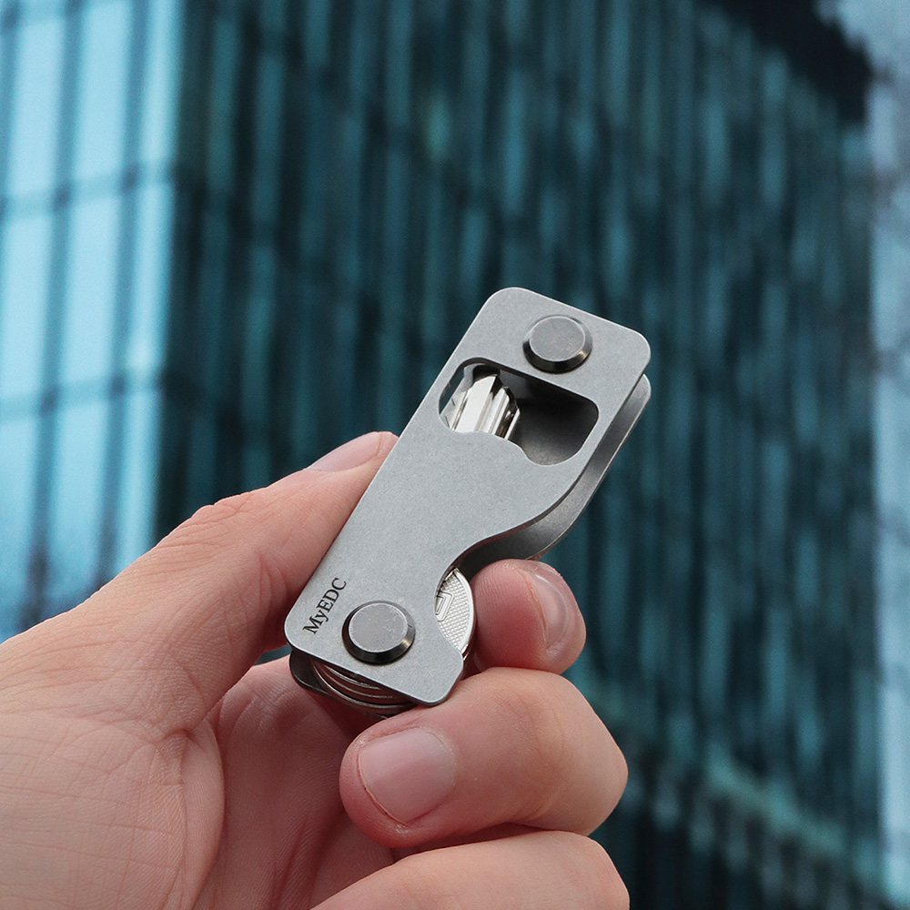 MyEDC Schlsselhalter Small Key Holder silber fr bis zu 5 Schlssel Bild 2