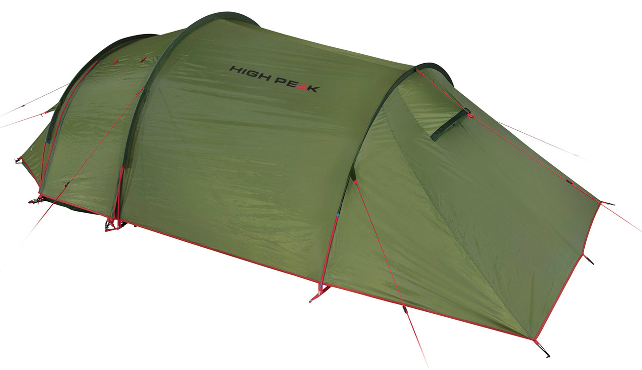 High Peak Zelt Falcon 3 LW fr 3 Personen grn/rot leichtgewicht Bild 4