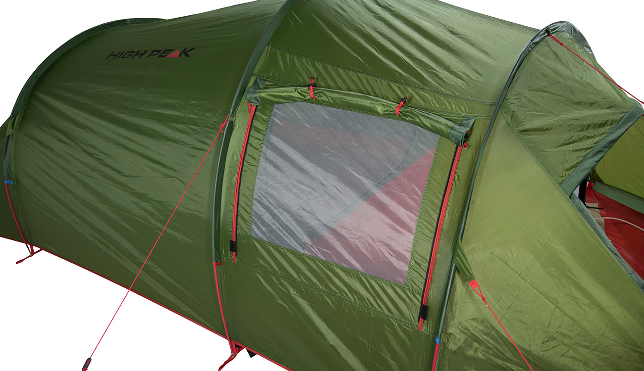 High Peak Zelt Falcon 4 LW Lightweight fr 4 Personen grn/rot Bild 1