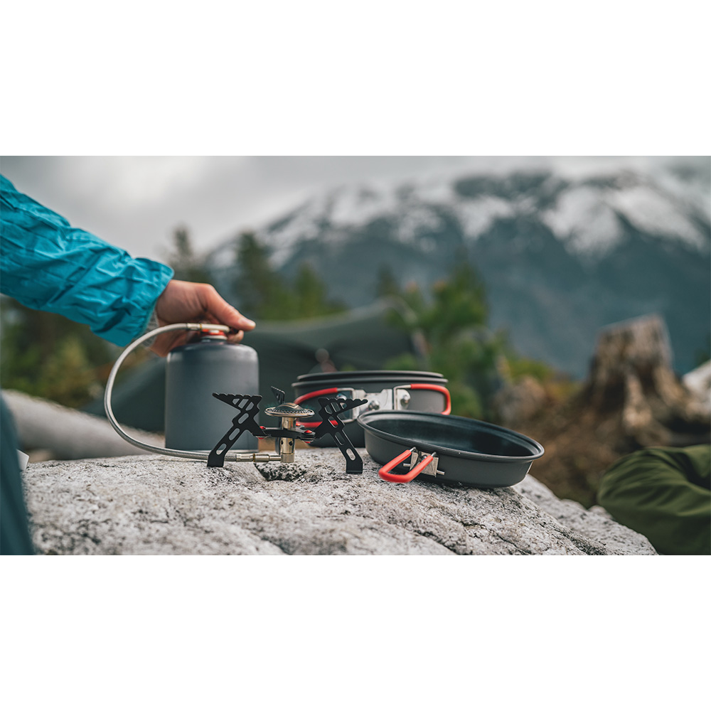 Robens Kochset Fire Beetle Pro M Gaskocher, 2 Tpfe, Pfanne, Windschutzfolie und Netzbeutel Bild 1