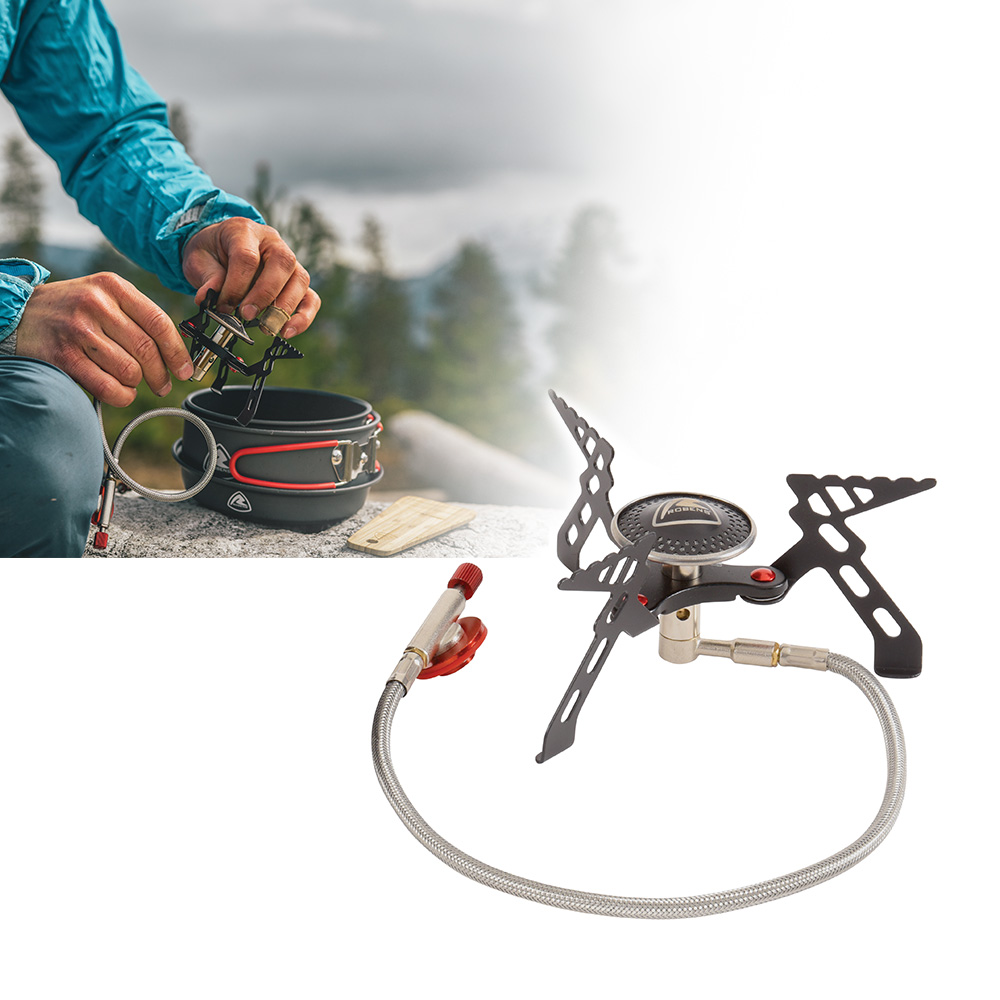 Robens Kochset Fire Beetle Pro M Gaskocher, 2 Tpfe, Pfanne, Windschutzfolie und Netzbeutel Bild 1