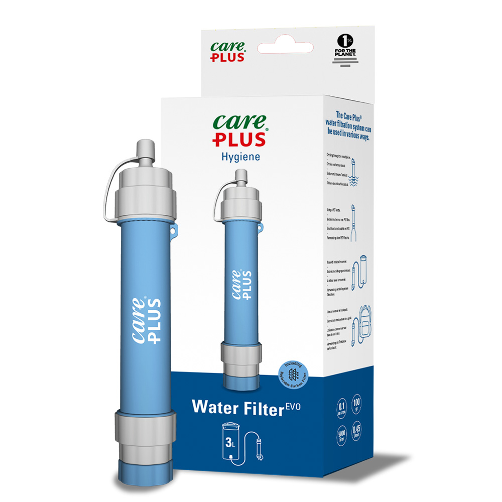 Care Plus Wasserfilter Evo fr Outdoor, Reisen, Notfallvorsorge