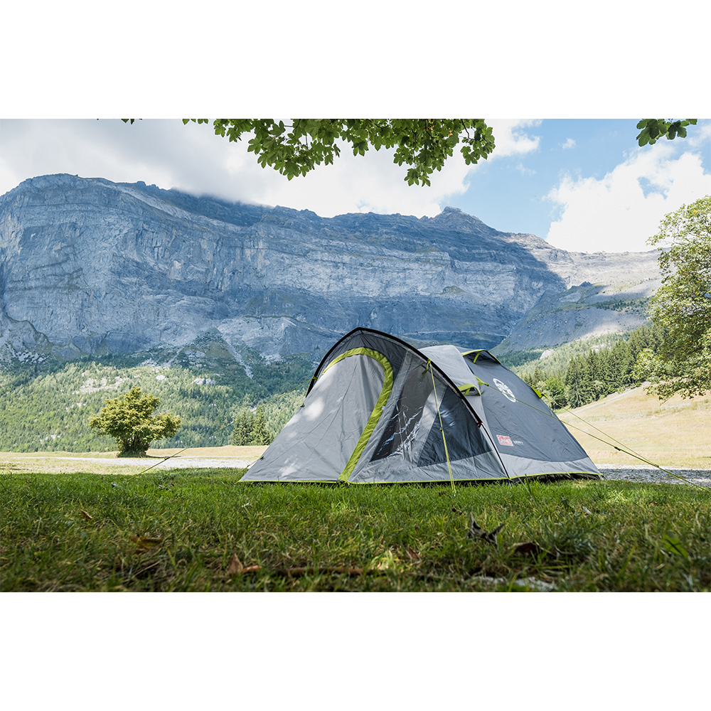 Coleman Zelt Darwin 3 Plus fr 3 Personen grau Bild 4