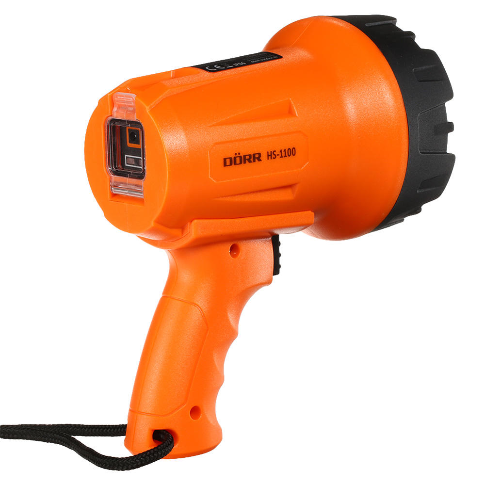 Drr LED Handscheinwerfer HS-1100 orange 1100 Lumen inkl. Akku und USB-Ladekabel Bild 4