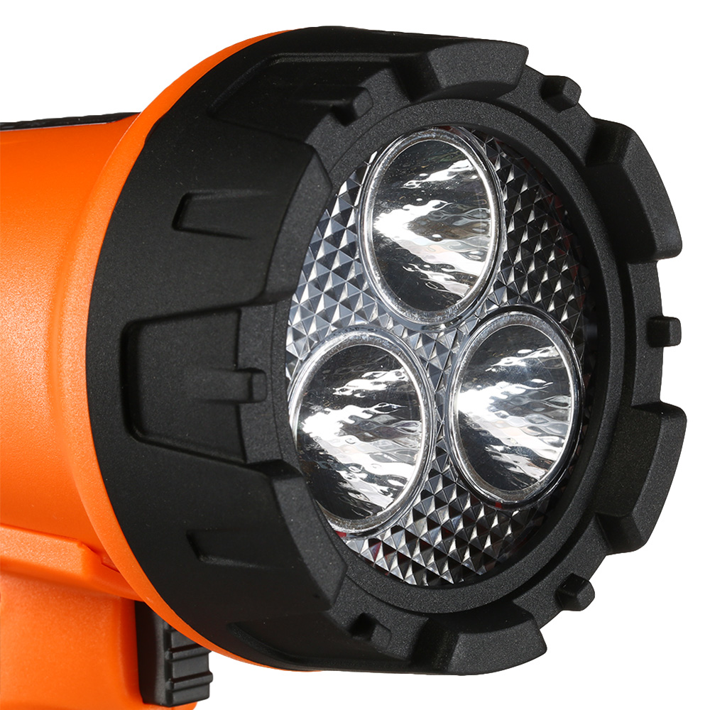 Drr LED Handscheinwerfer HS-1100 orange 1100 Lumen inkl. Akku und USB-Ladekabel Bild 7