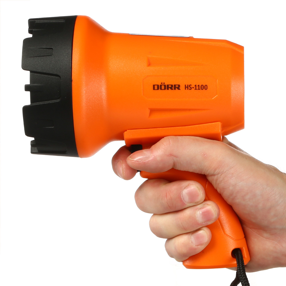 Drr LED Handscheinwerfer HS-1100 orange 1100 Lumen inkl. Akku und USB-Ladekabel Bild 9