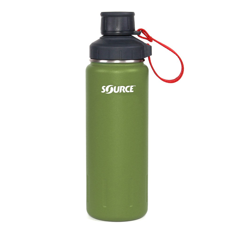 Source Thermosflasche Terrain Edelstahl mit ClickSeal Verschluss 700ml grn