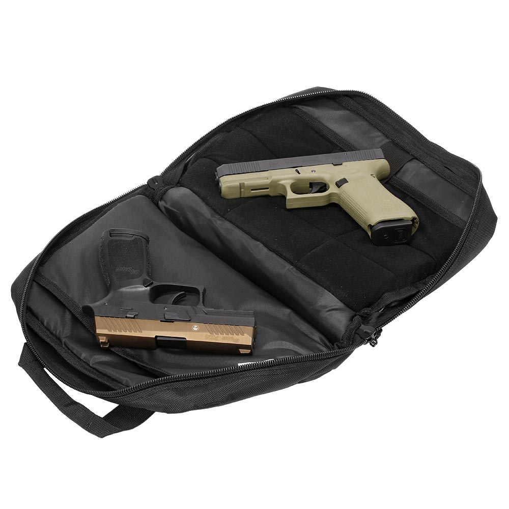 Umarex Doppel-Pistolentasche für zwei Kurzwaffen mit Außentasche