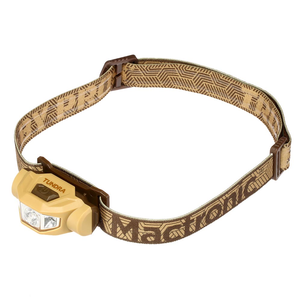 Mactronic LED Stirnlampe Tundra 215 Lumen mit Rot- und Grnlicht tan Bild 1