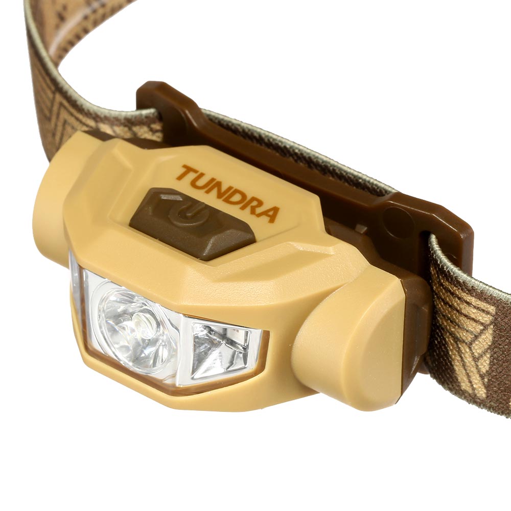Mactronic LED Stirnlampe Tundra 215 Lumen mit Rot- und Grnlicht tan Bild 1