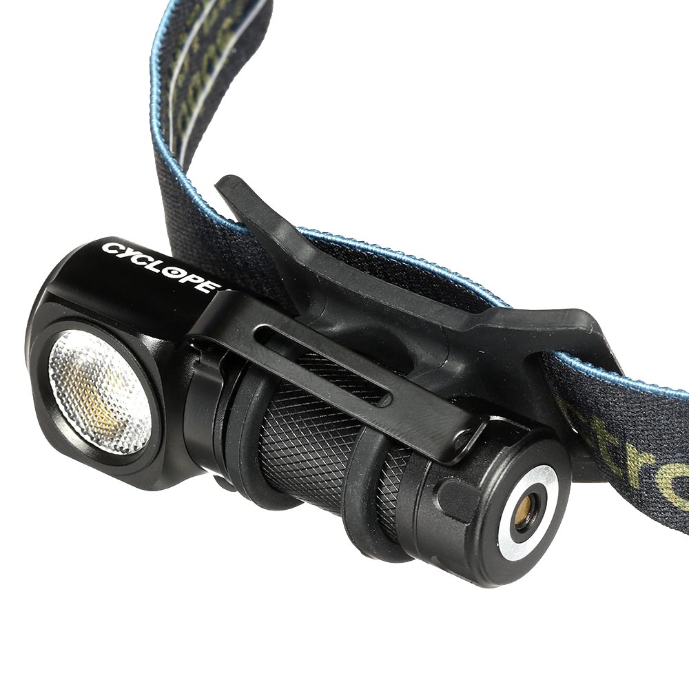 Mactronic LED Stirnlampe Cyclope II 600 Lumen schwarz inkl. Akku, Ladekabel, Handschlaufe u. Grtelclip Bild 7