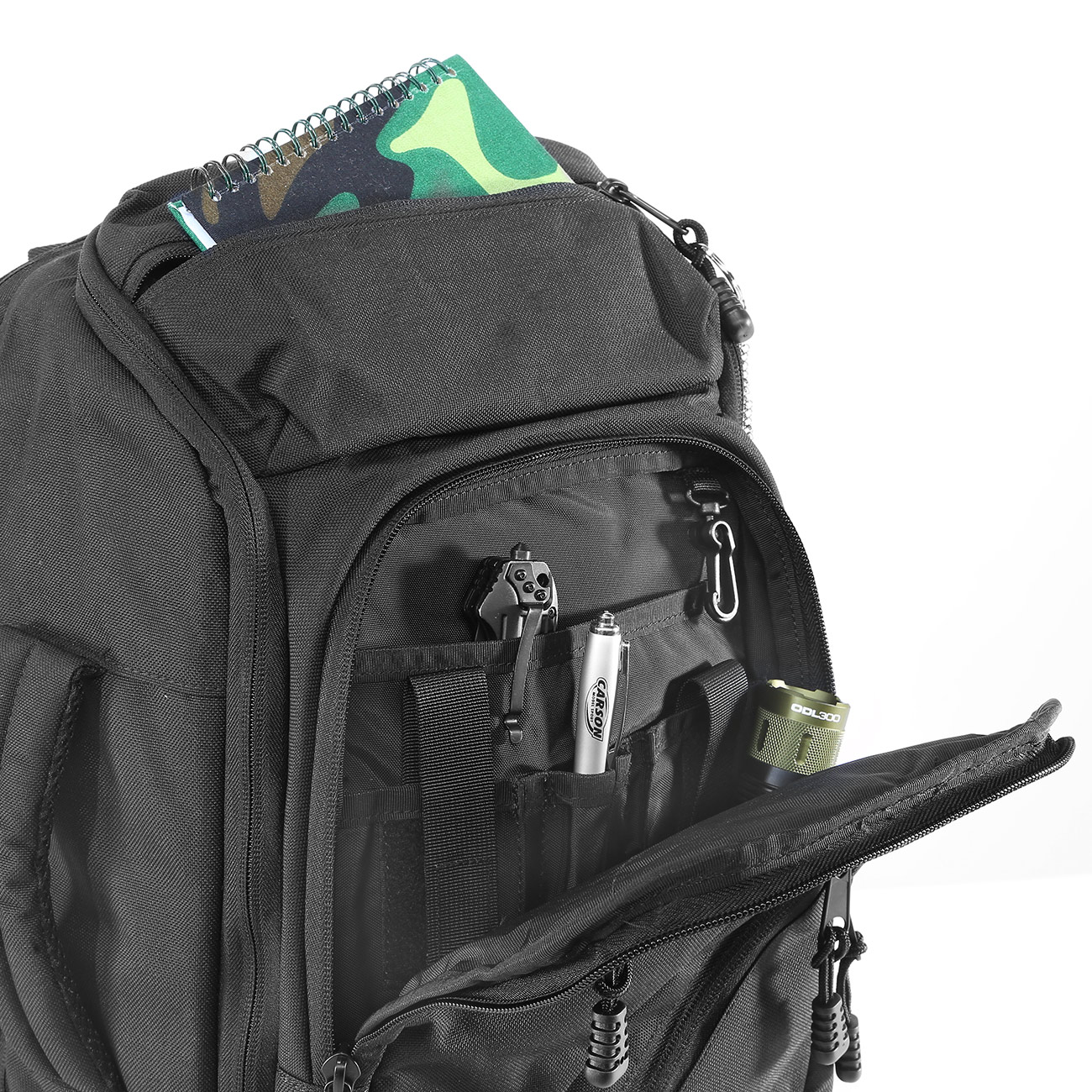 Coptex Rucksack Anti-Stabbing 35 Liter schwarz mit Stahlkettengewebe Bild 1