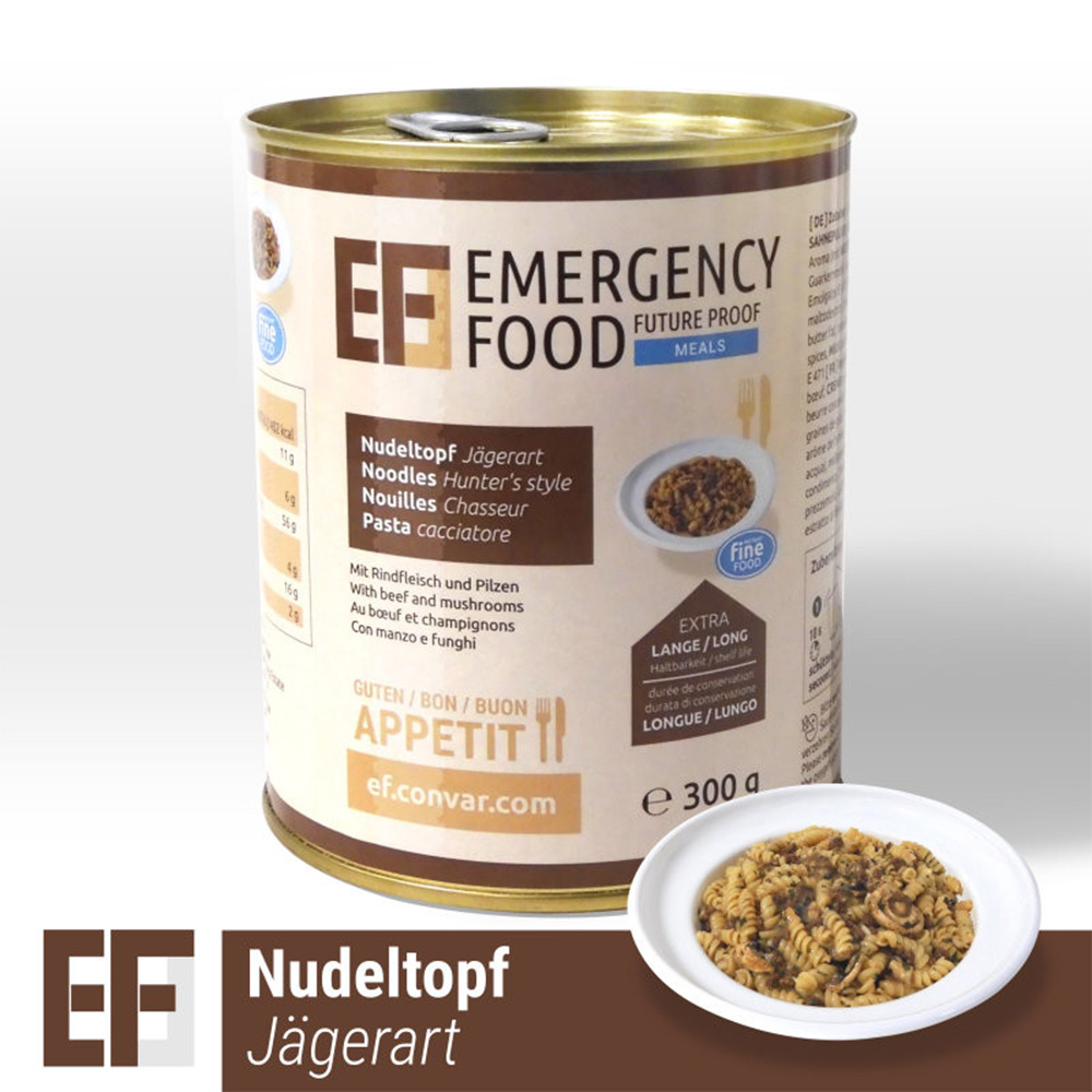 Emergency Food Meals Notration Haferbrei Porridge mit Apfel und Zimt 160g Beutel 1 Portionen