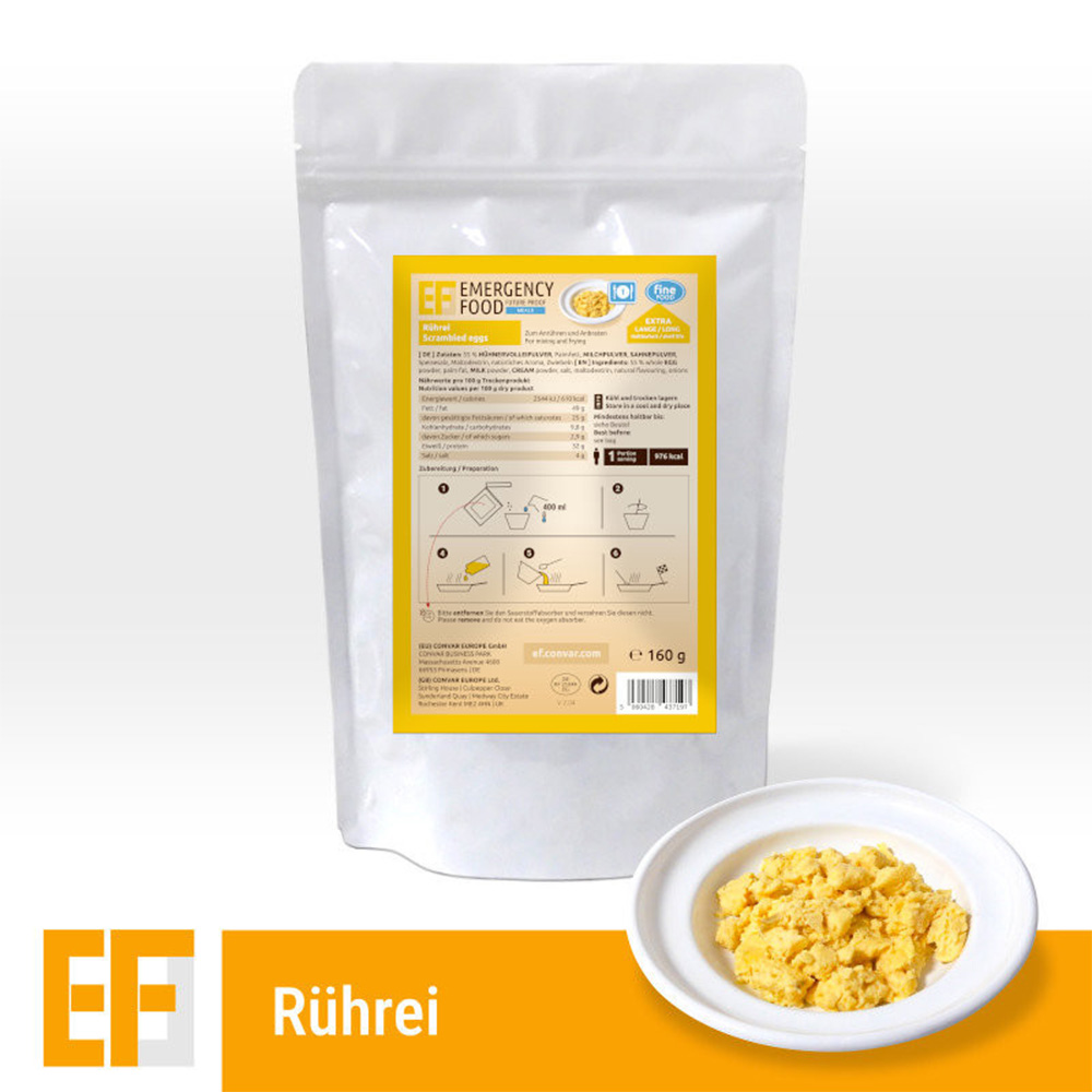 Emergency Food Meals Notration Rhrei 160g Beutel 1 Portionen