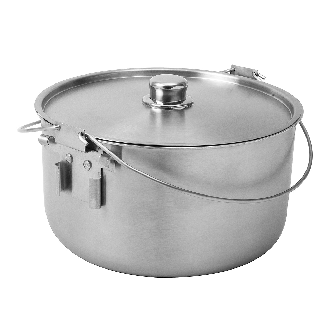 Edelstahl Feuertopf 10 l Gulaschkessel Fisch-Kessel Hordentopf Topf 