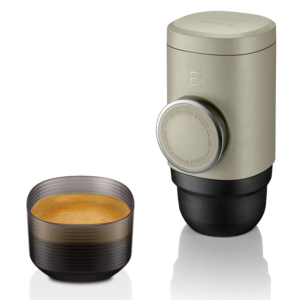 Wacaco Minipresso NS 2 Mini Espressomaschine fr Nespresso Kapseln taupe