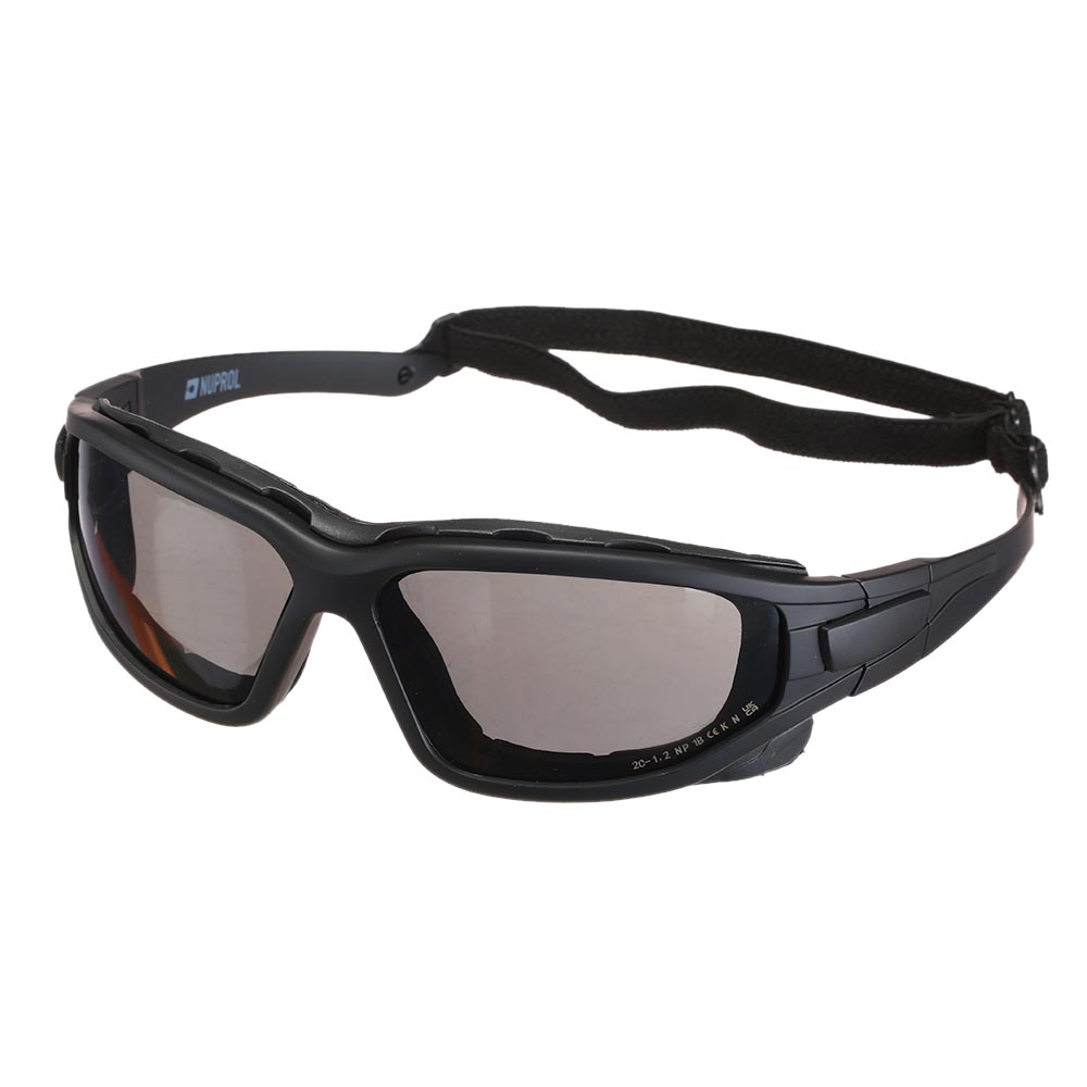 Nuprol Defence Pro Protection Airsoft Schutzbrille schwarz / rauch