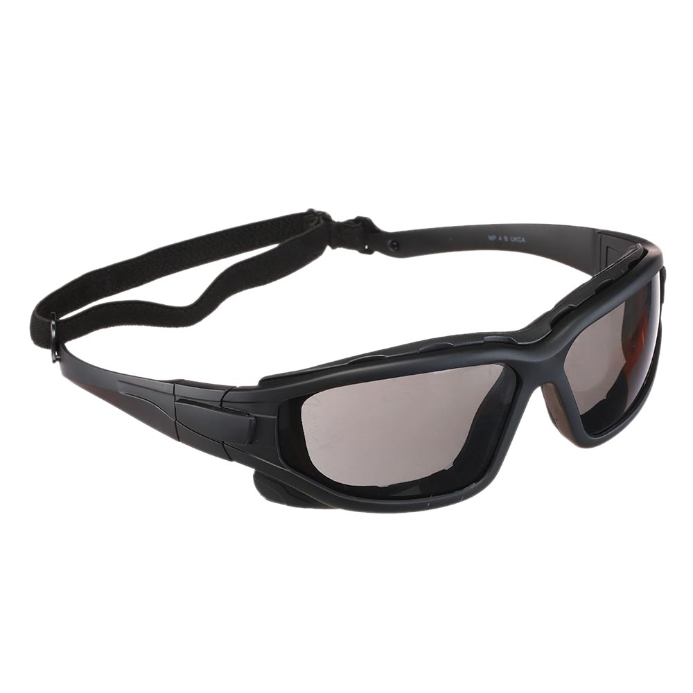 Nuprol Defence Pro Protection Airsoft Schutzbrille schwarz / rauch Bild 3