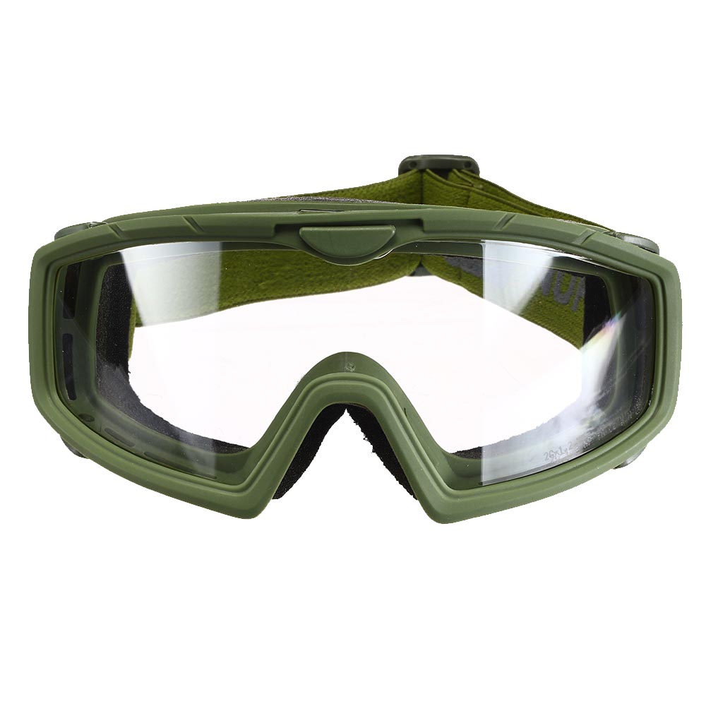 Nuprol Battle Visor Eye Protection Airsoft Helmbrille / Schutzbrille oliv Bild 1