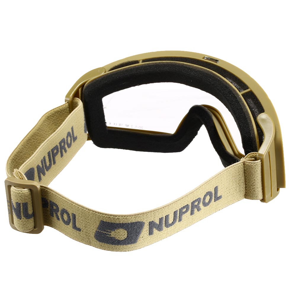 Nuprol Battle Visor Eye Protection Airsoft Helmbrille / Schutzbrille tan Bild 1
