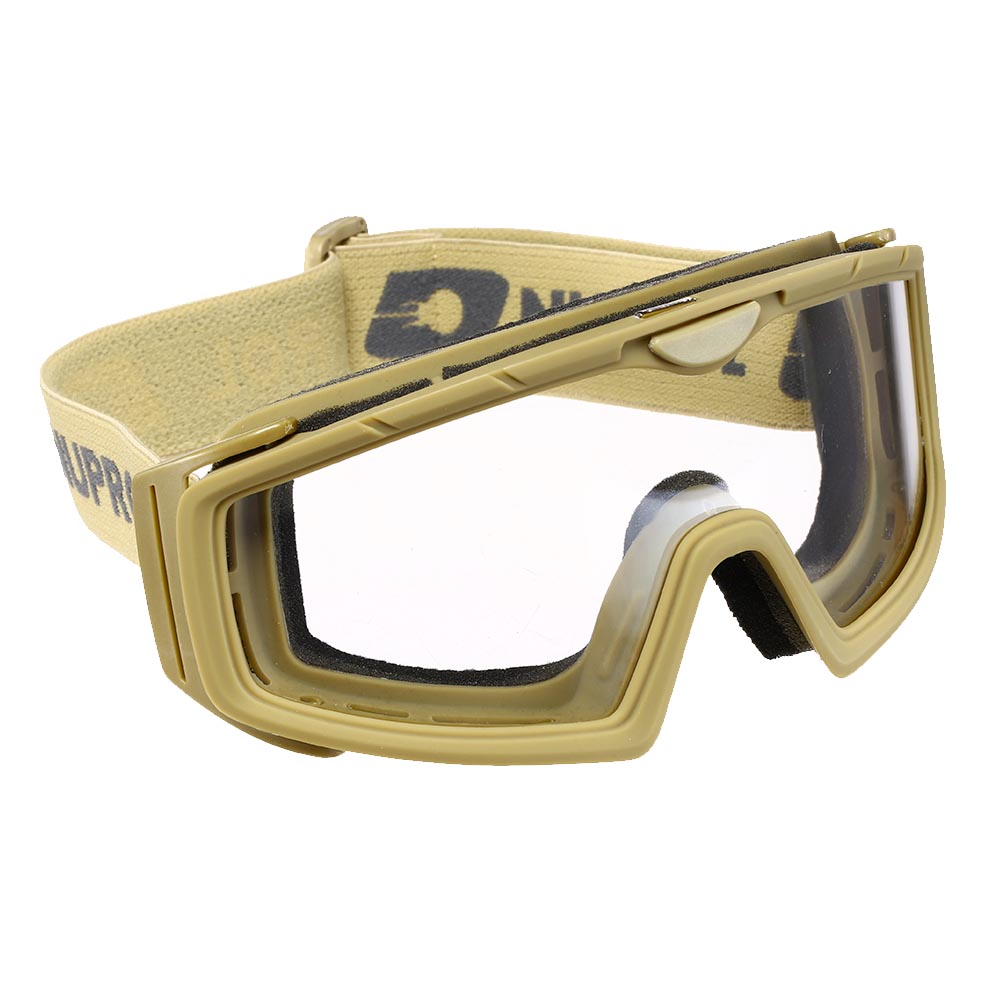 Nuprol Battle Visor Eye Protection Airsoft Helmbrille / Schutzbrille tan Bild 3