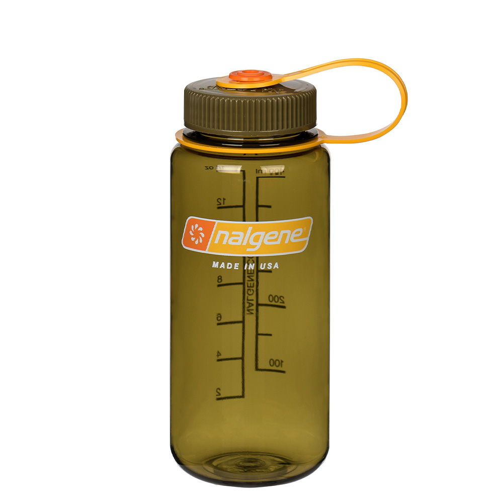 Nalgene Weithals-Trinkflasche WH Silo 0,5 Liter BPA-frei oliv kaufen