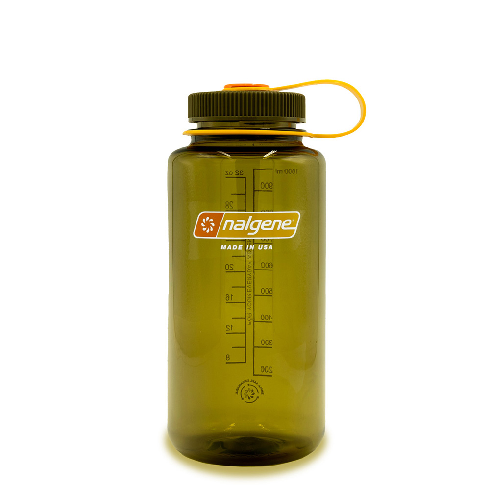 Nalgene Weithals-Trinkflasche WH Silo 1 Liter BPA-frei oliv