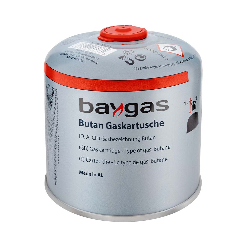 Baygas Gaskartusche Butan fr Camping Kocher 500g