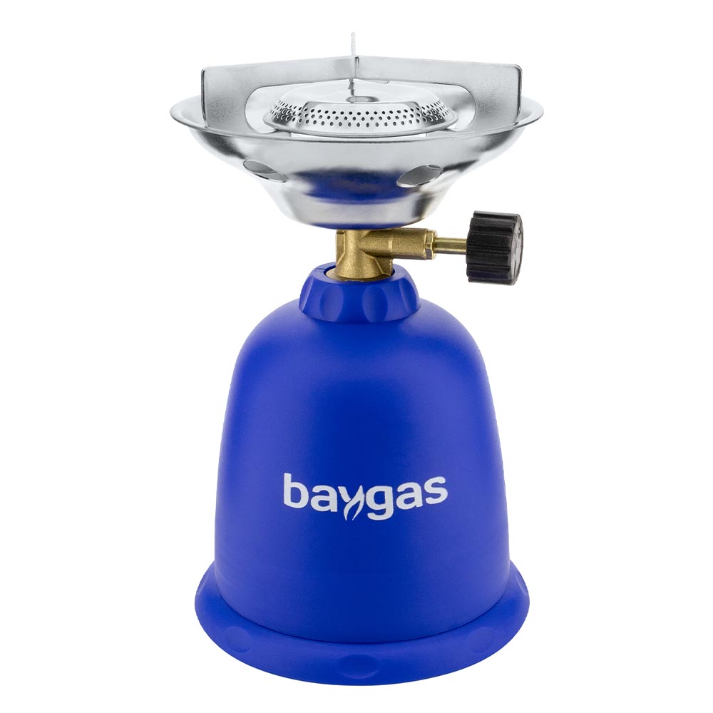 Baygas Gaskocher II fr Stechkartuschen blau