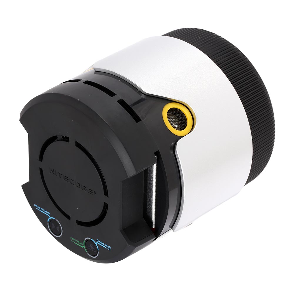 Nitecore Mckenabwehrgert EMR30 akkubetrieben mit Powerbank-Funktion silber Bild 1
