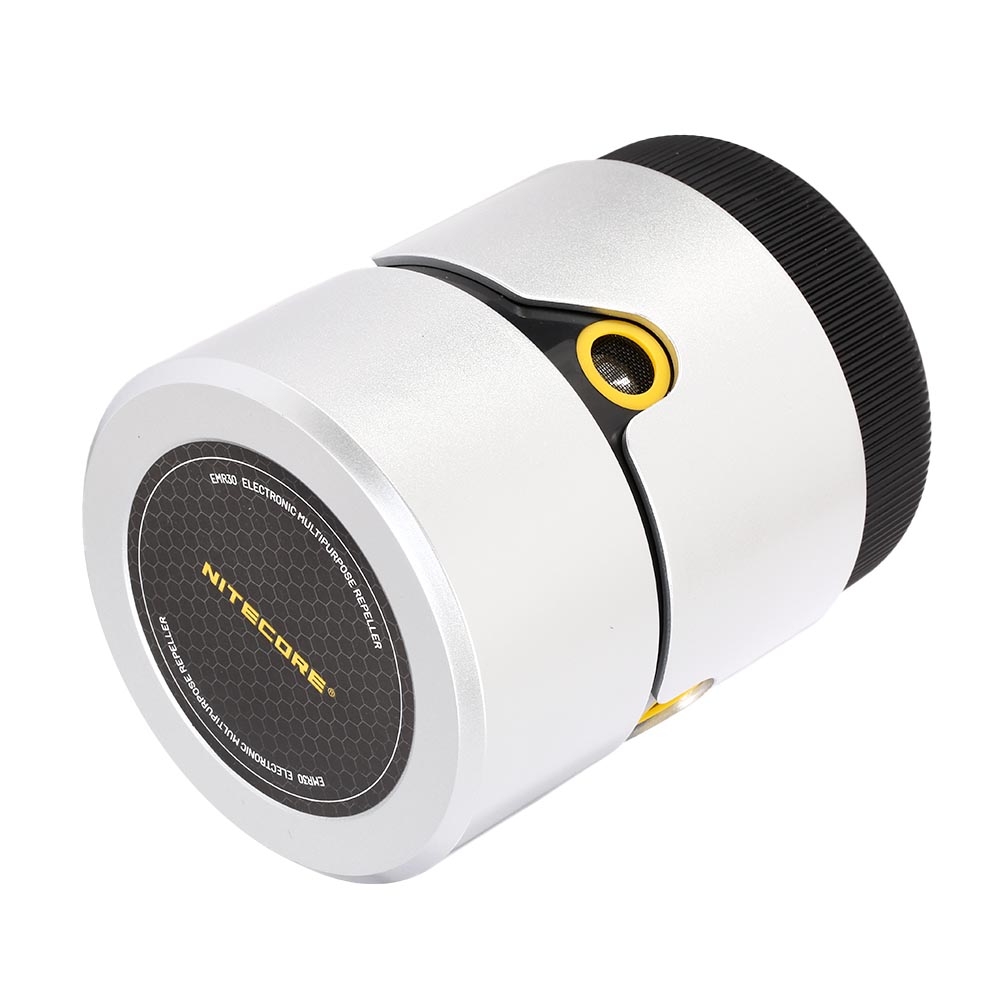 Nitecore Mckenabwehrgert EMR30 akkubetrieben mit Powerbank-Funktion silber Bild 1