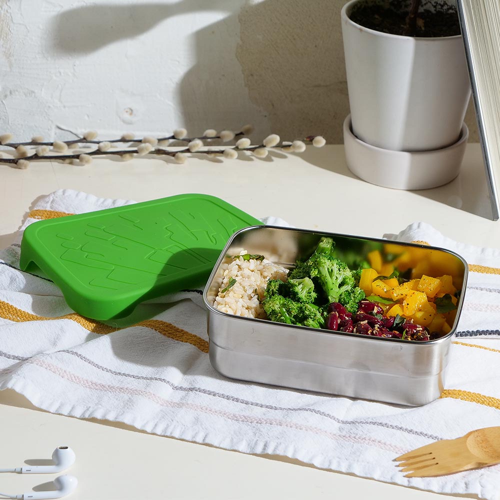 ECO Lunchbox Edelstahldose Splash Box XL grn Bild 3