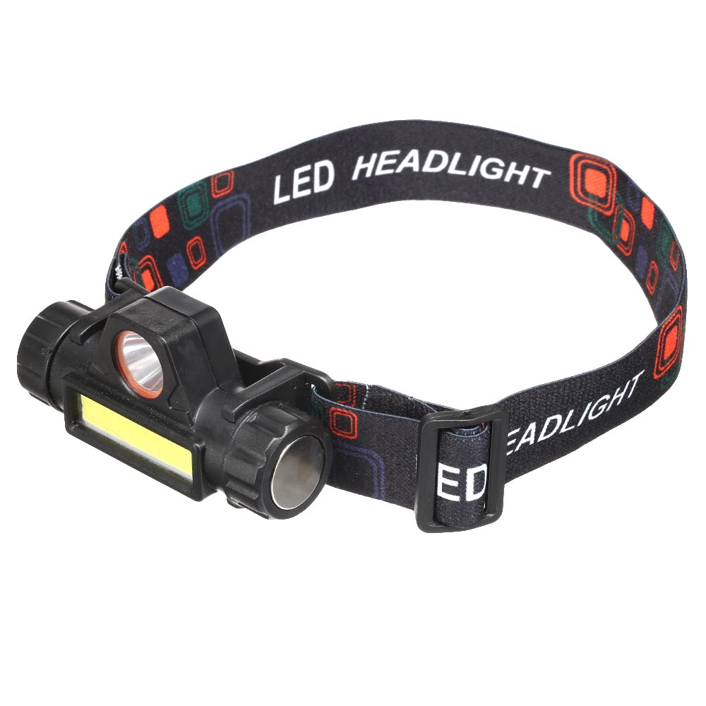 LED-Stirnlampe COB 4in1 mit Magnet schwarz inkl. Akku Bild 3
