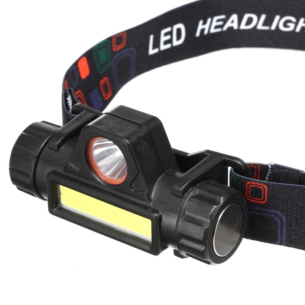 LED-Stirnlampe COB 4in1 mit Magnet schwarz inkl. Akku Bild 6