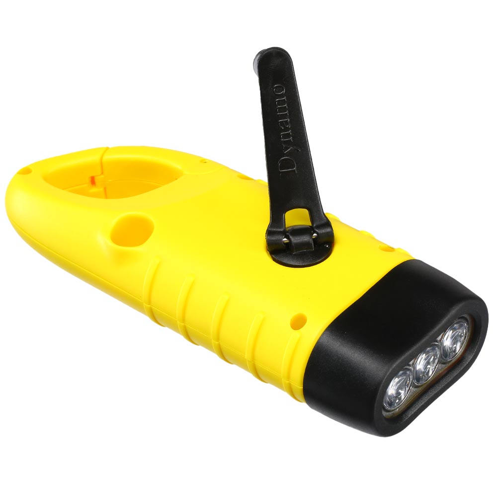Taschenlampe mit Karabinerhaken, Dynamo- und Solarbetrieb Bild 6