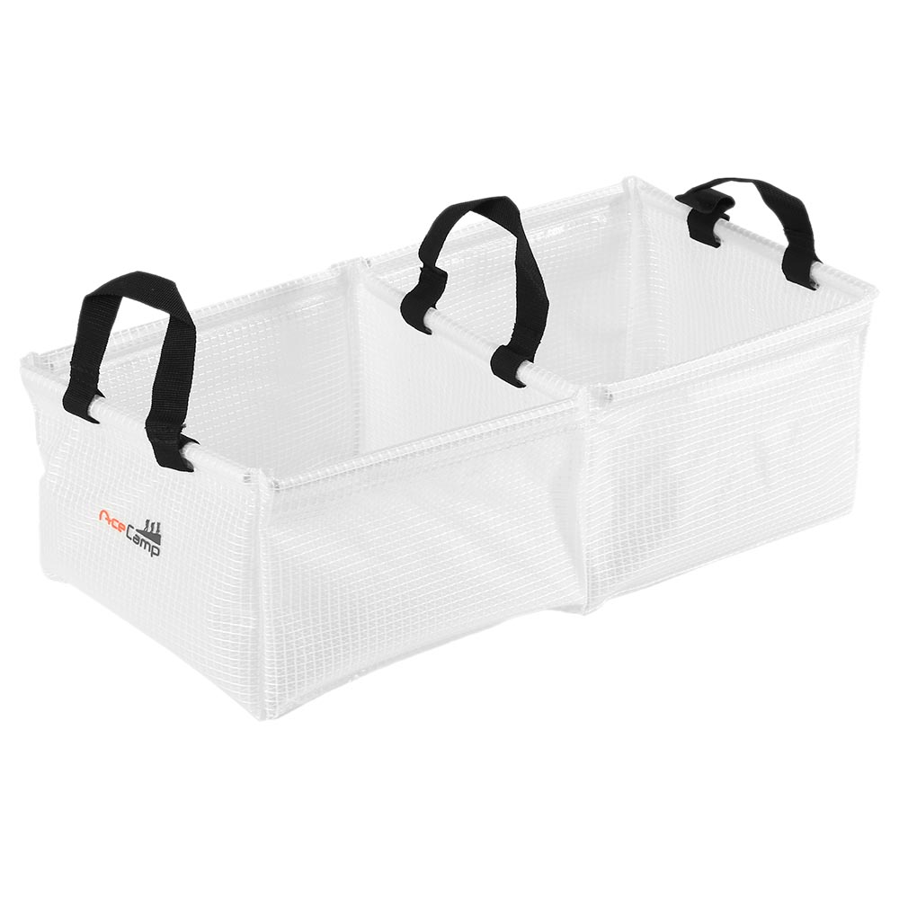 Ace Camp Doppelfaltwanne 2 x 10 Liter transparent