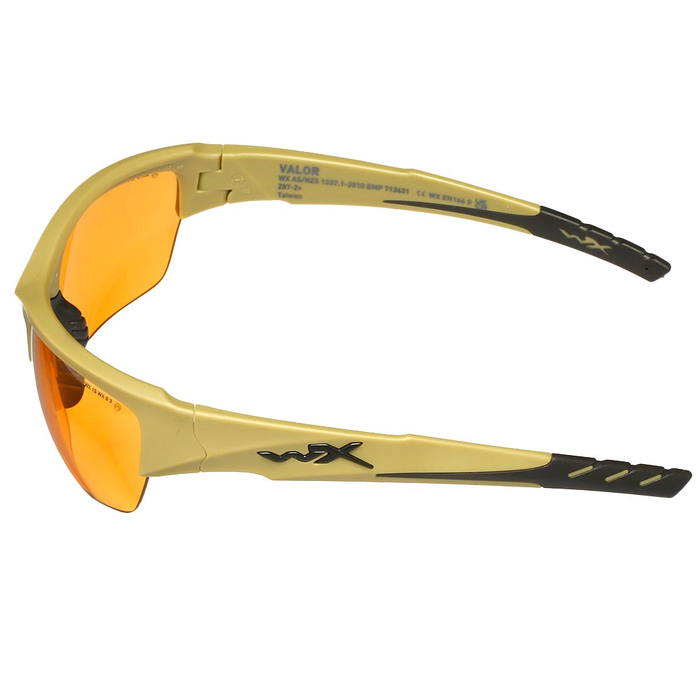 Wiley X Brille Valor Set matt tan mit 3 Wechselglsern Bild 7