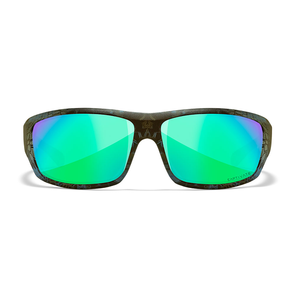 Wiley X Sonnenbrille Omega Captivate Kryptek Neptune Glser grn verspiegelt polarisiert inkl. Brillenetui Bild 1