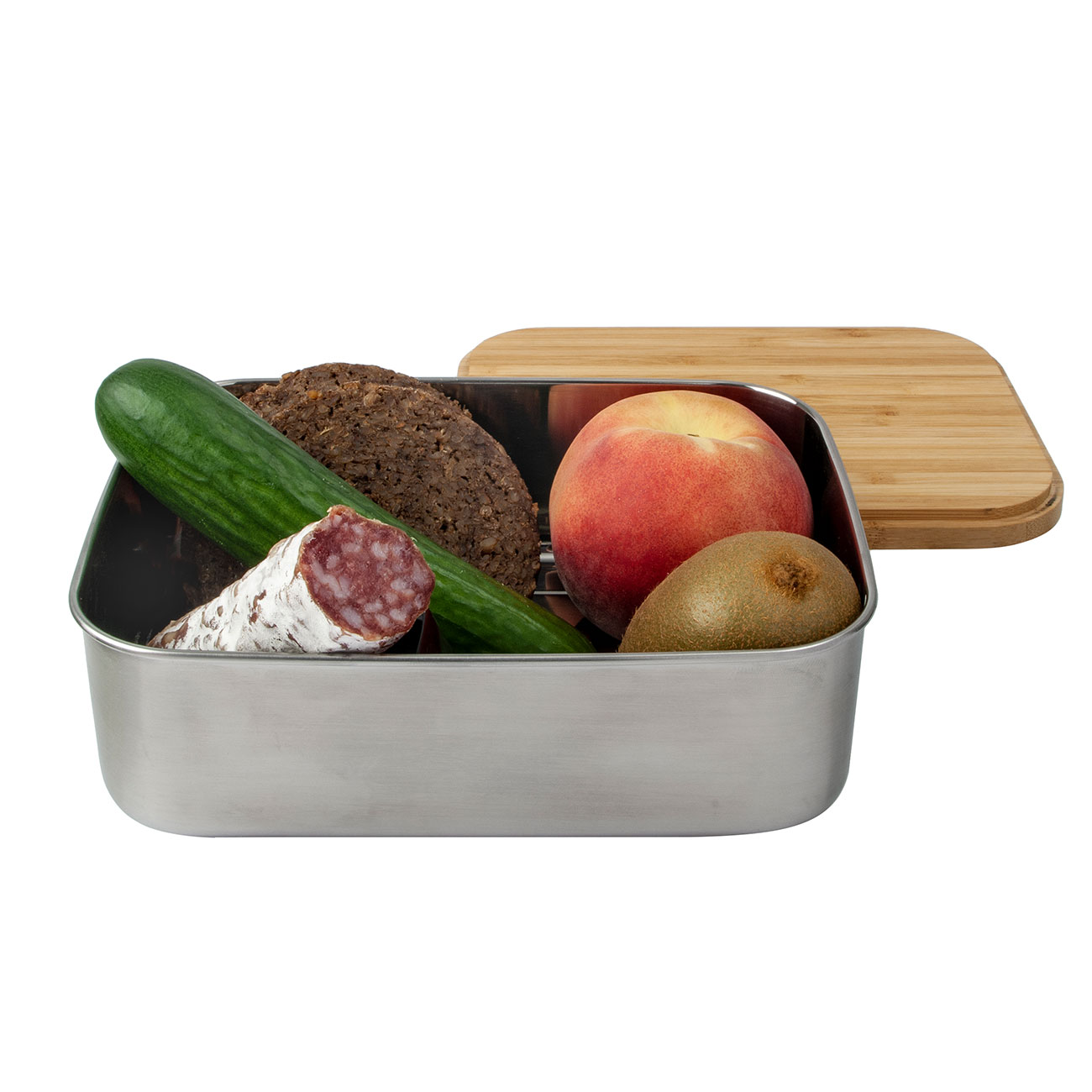 Basic Nature Lunchbox Bamboo 0,8 Liter Bild 5