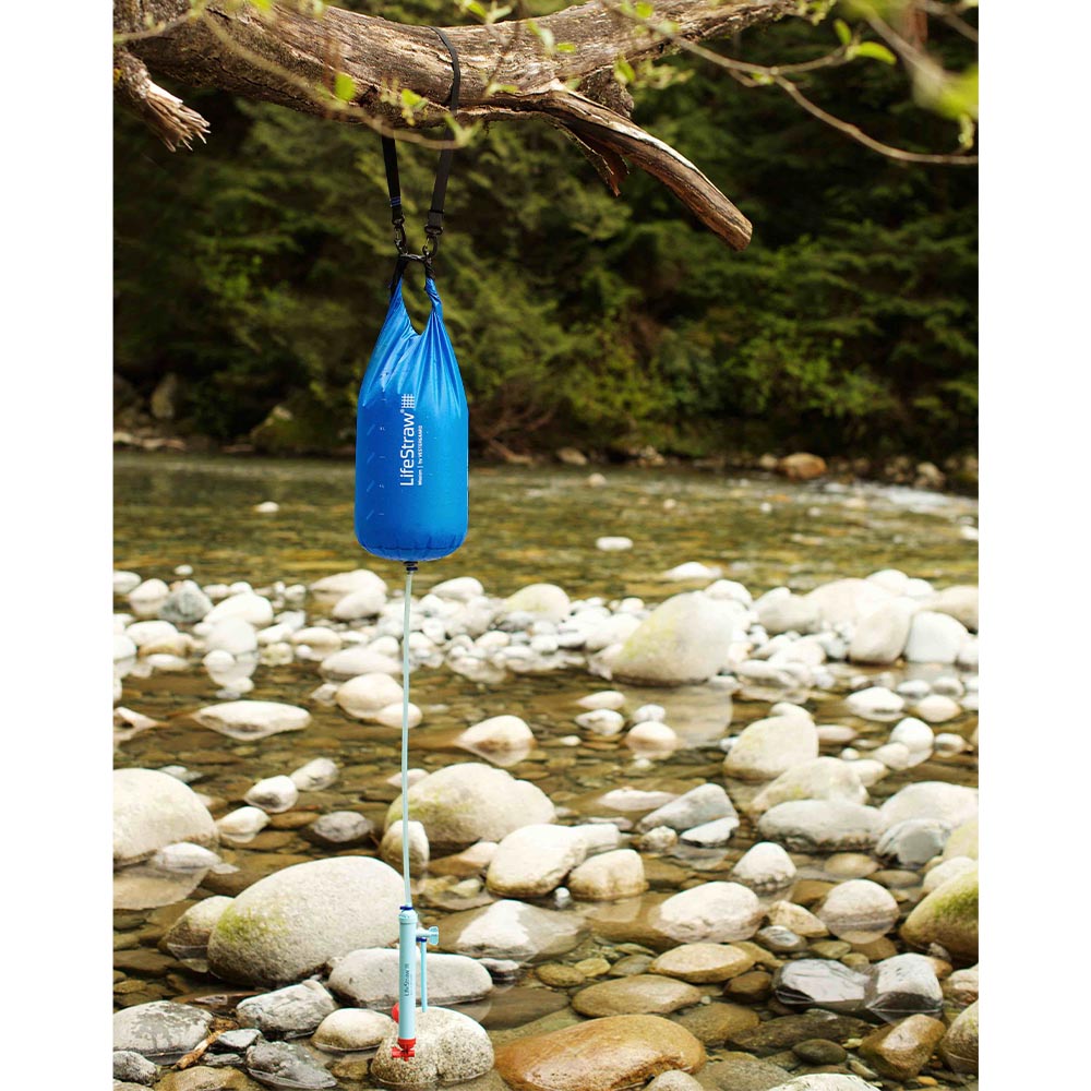 LifeStraw Wasserfilter Mission 12 Liter blau fr Outdoor, Reisen, Notfallvorsorge oder Expeditionen Bild 2