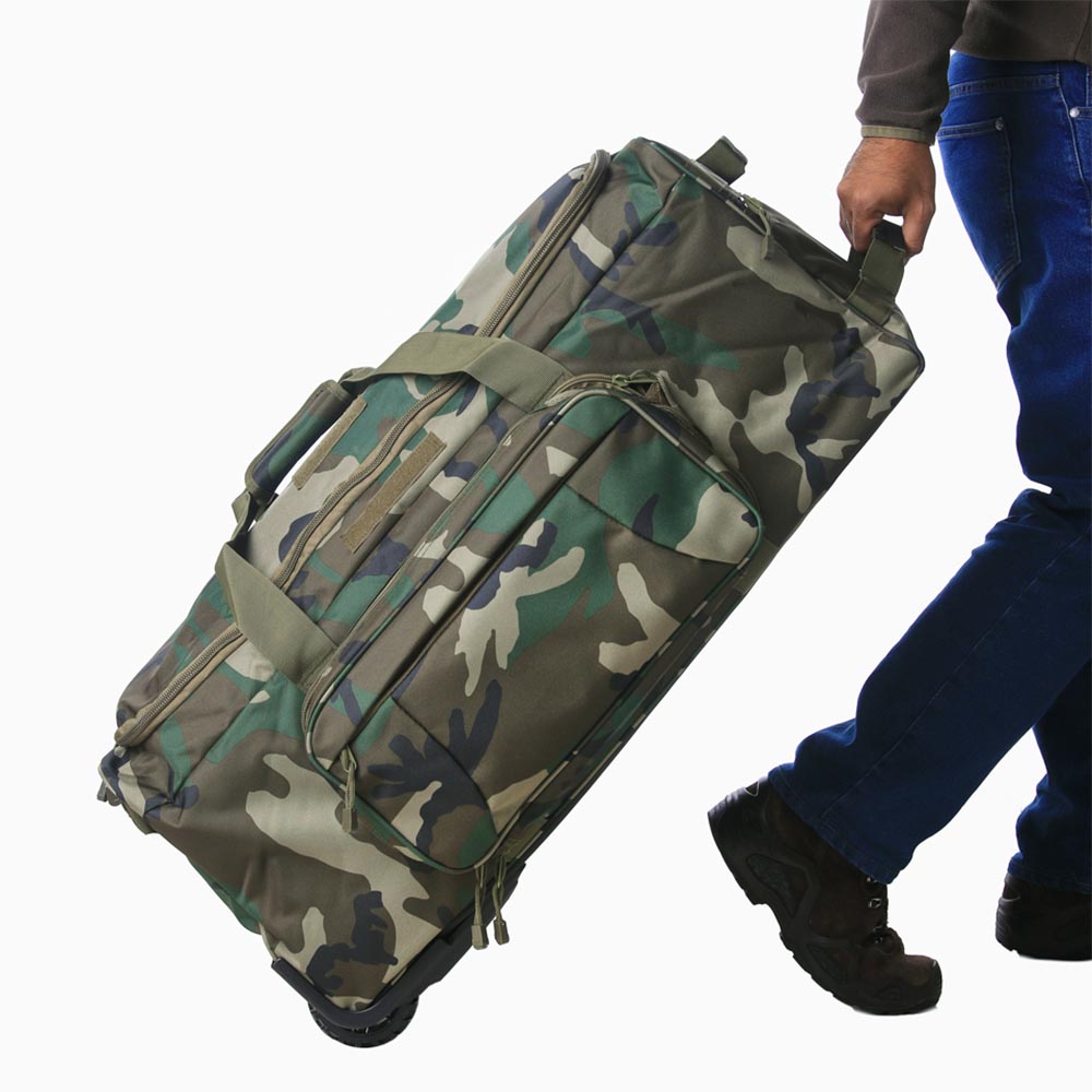 101 INC Trolley- Kommandotasche 136 Liter woodland Bild 1