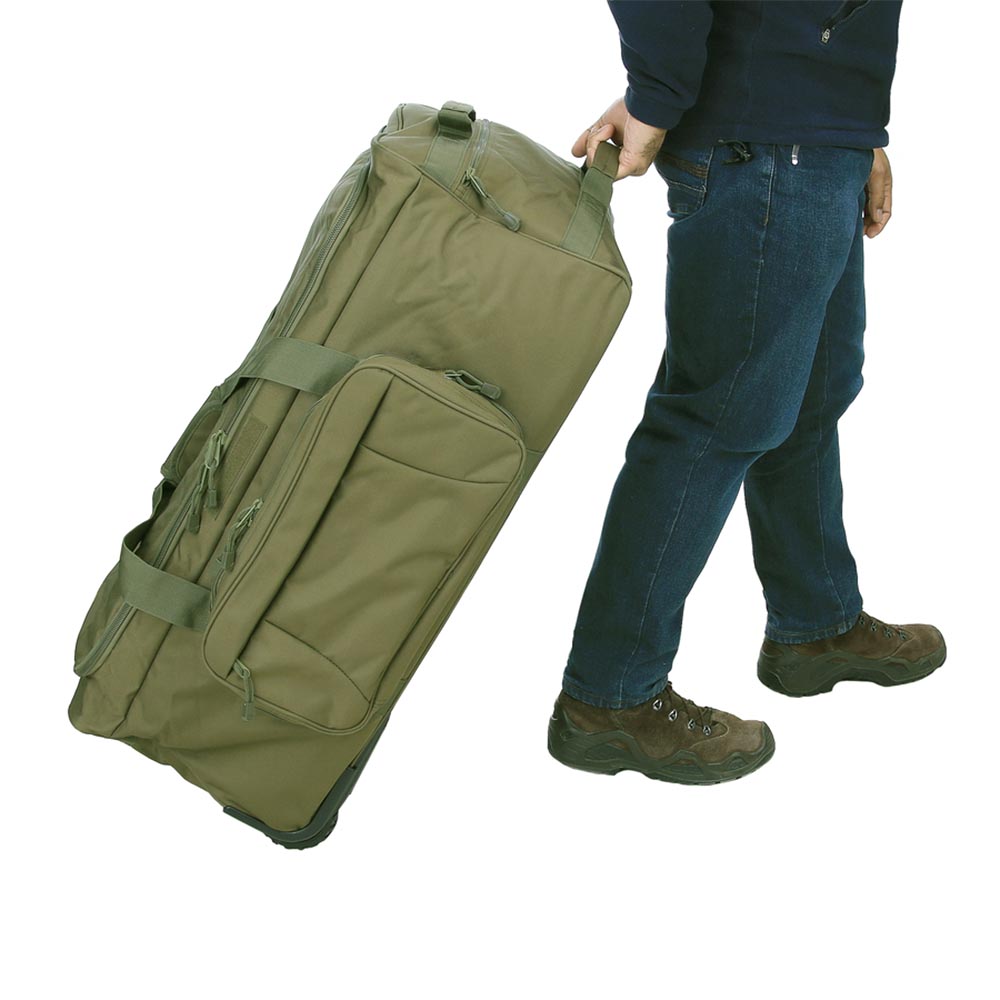 101 INC Trolley- Kommandotasche 136 Liter oliv Bild 2