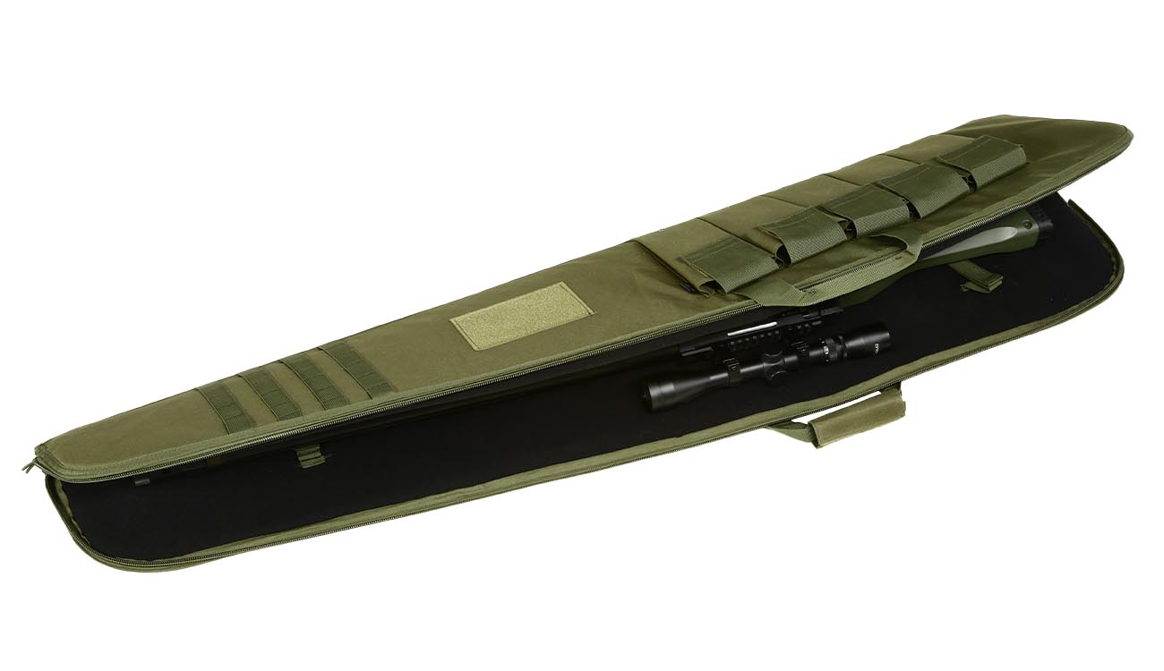 Mil-Tec Gewehrfutteral Rifle Case 140 cm mit Tragegurt oliv Bild 5