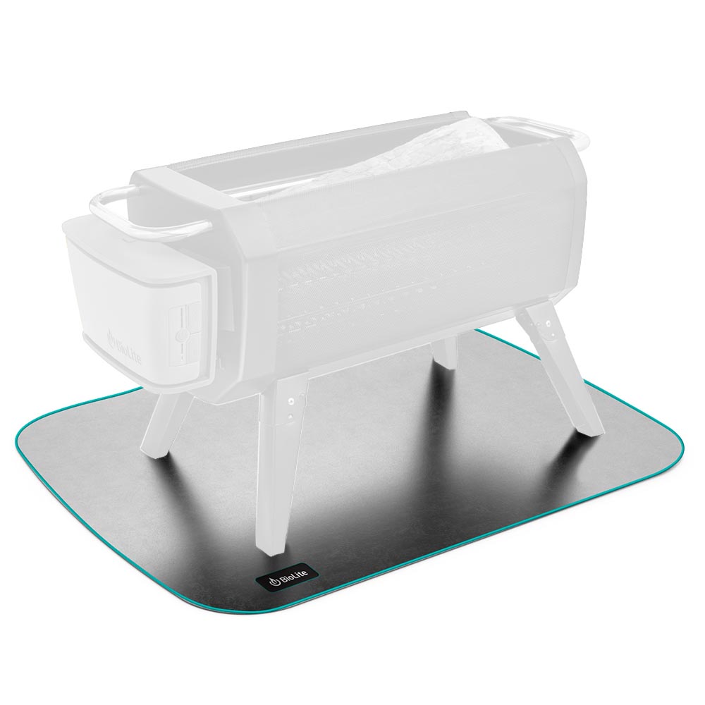 BioLite Feuerfeste Schutzmatte fr jeden Grill 79 x 61 cm grau
