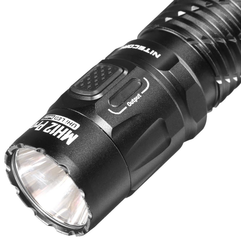 Nitecore LED-Taschenlampe MH12 Pro 3300 Lumen inkl. Akku, Nylonholster, Grtelclip, Ladekabel und Lanyard schwarz Bild 8