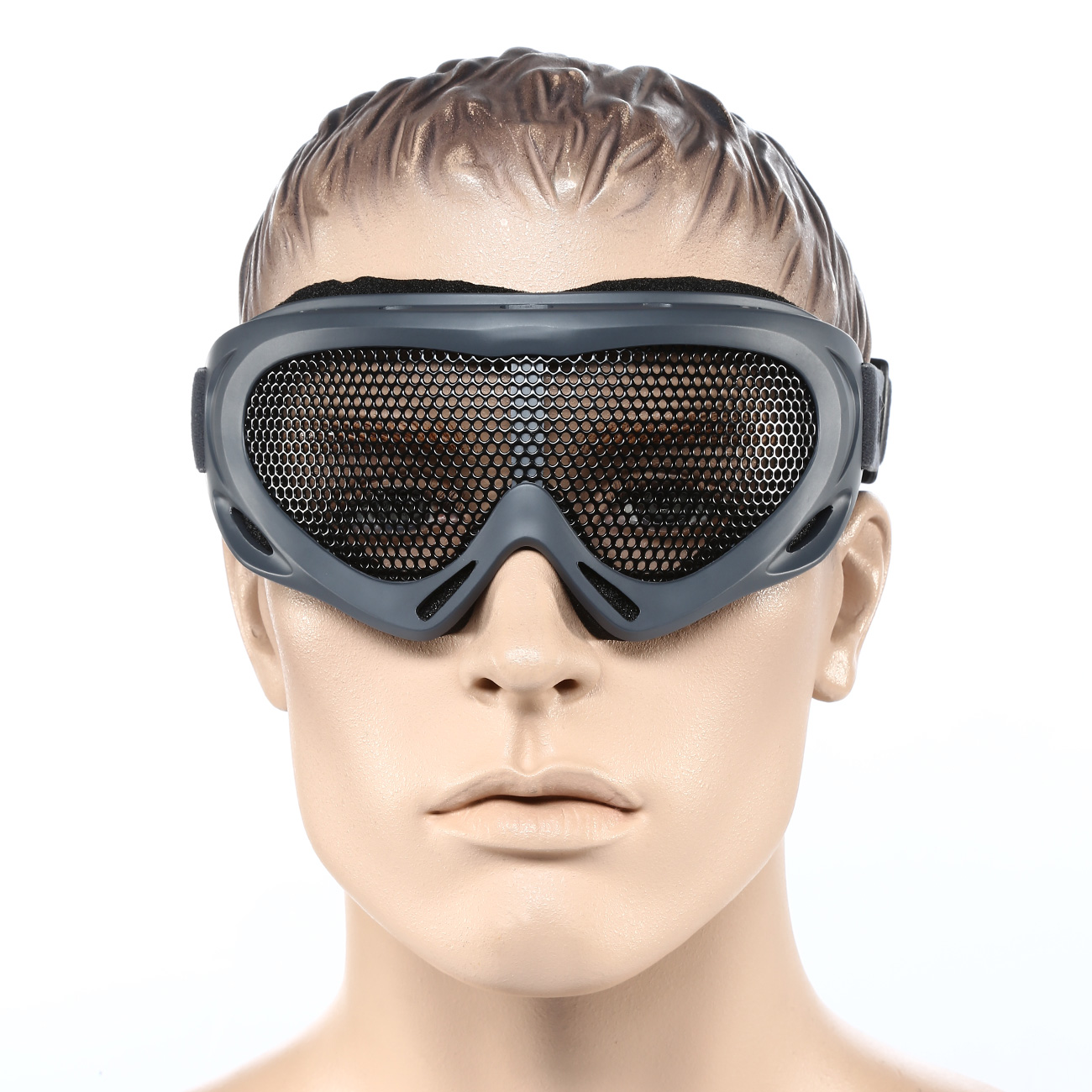 Nuprol Brille Pro Mesh Eye Protection Airsoft Gitterbrille grau Bild 4