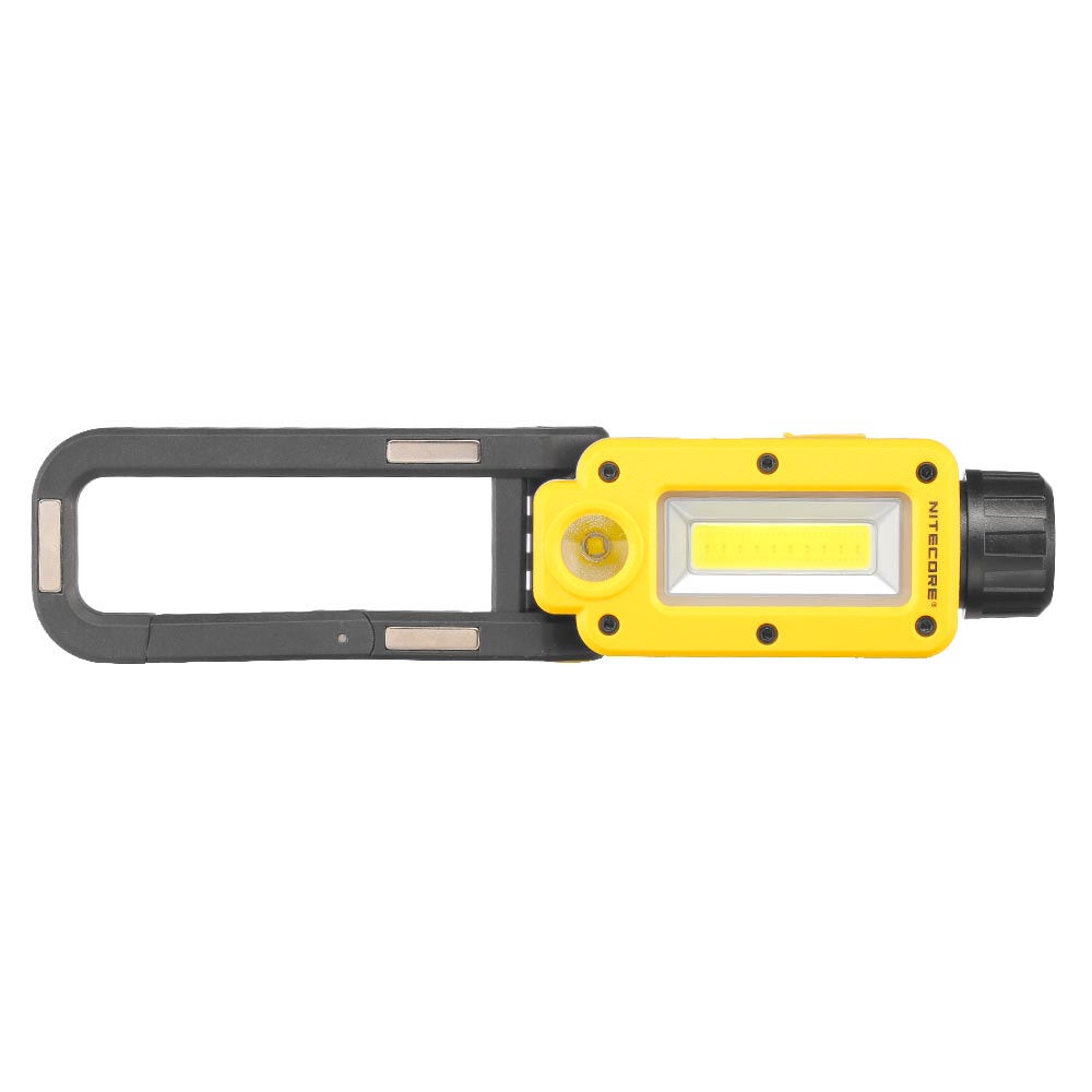 Nitecore NWL20 LED-Arbeitsleuchte 600 Lumen inkl. Akku und USB-C Ladekabel gelb/schwarz Bild 7