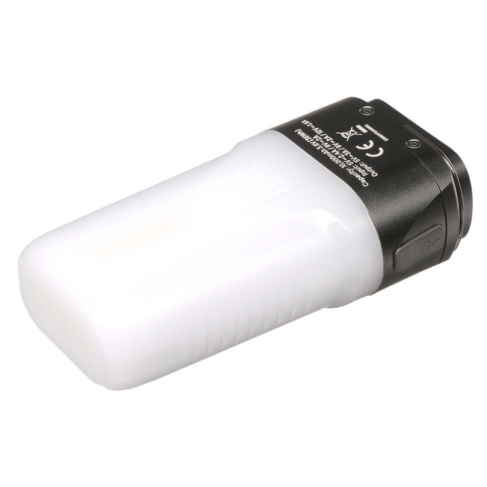 Nitecore 3in1 LED-Taschenlampe LR70 3000 Lumen schwarz Lampe, Laterne und Powerbank in einem Bild 2